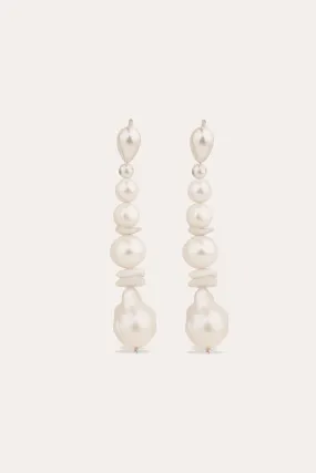 What's Wrong with Redistribution - Pearl and Gold Vermeil Earrings