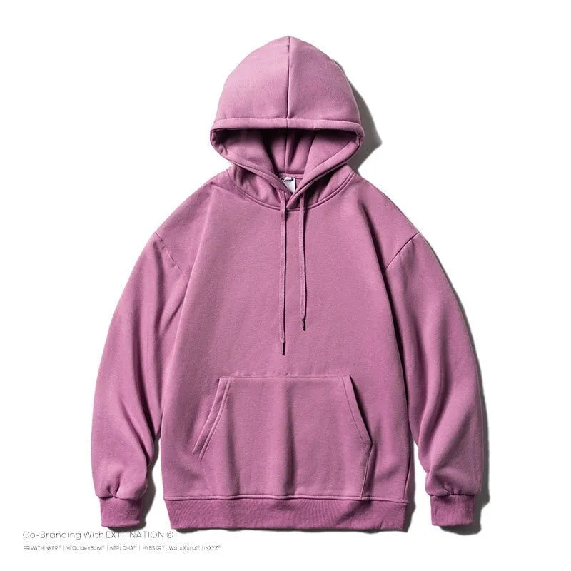 Wjczt Woman's Sweatshirts Solid 12 Colors Korean Female Hooded Pullovers Cotton Thicken Warm Oversized Hoodies Women # Hoodie # Women Hoodie