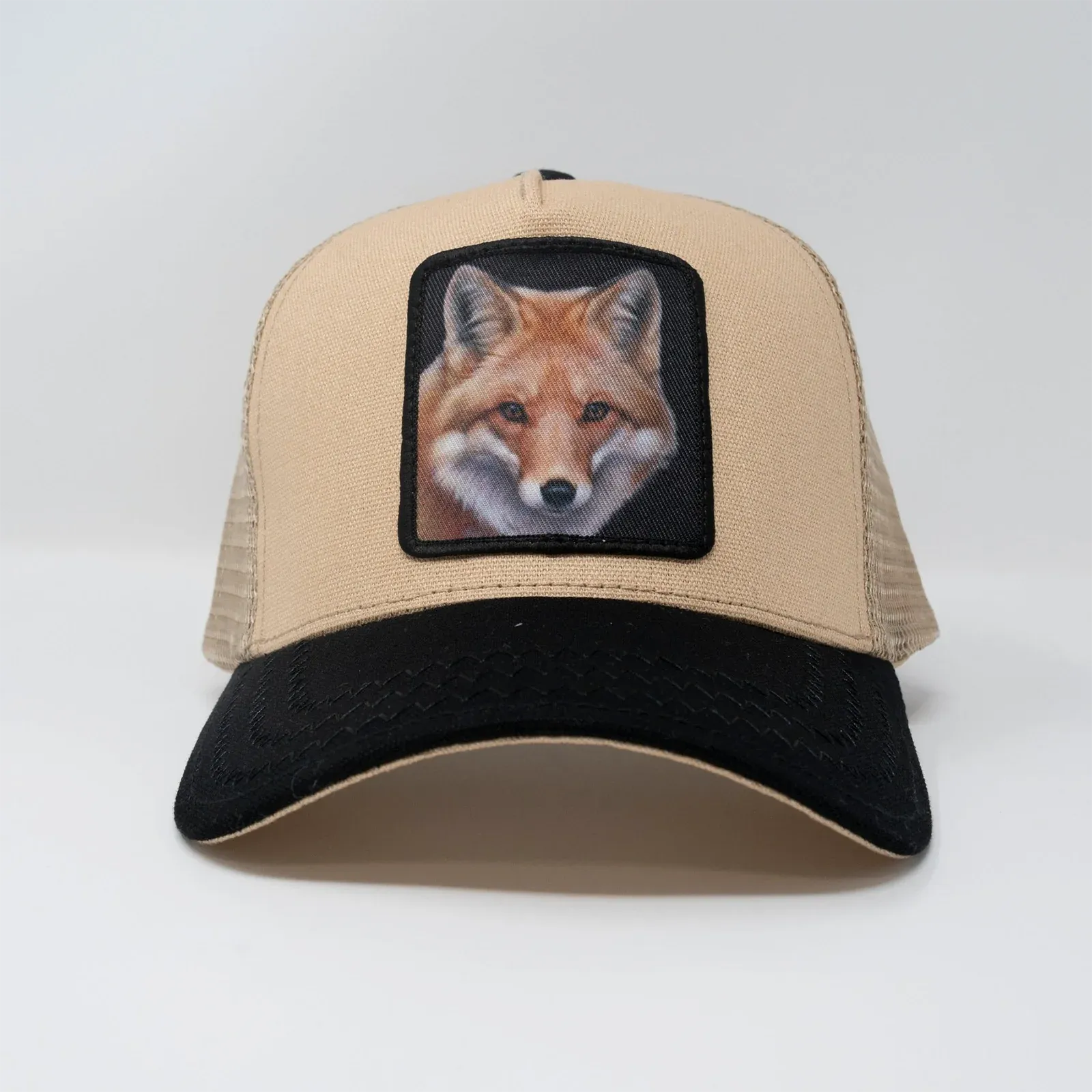 Wolf Black Brown Trucker Hat (Brown) - GS162