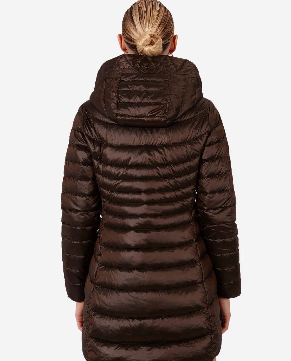 Women's down jacket CRIS Moka