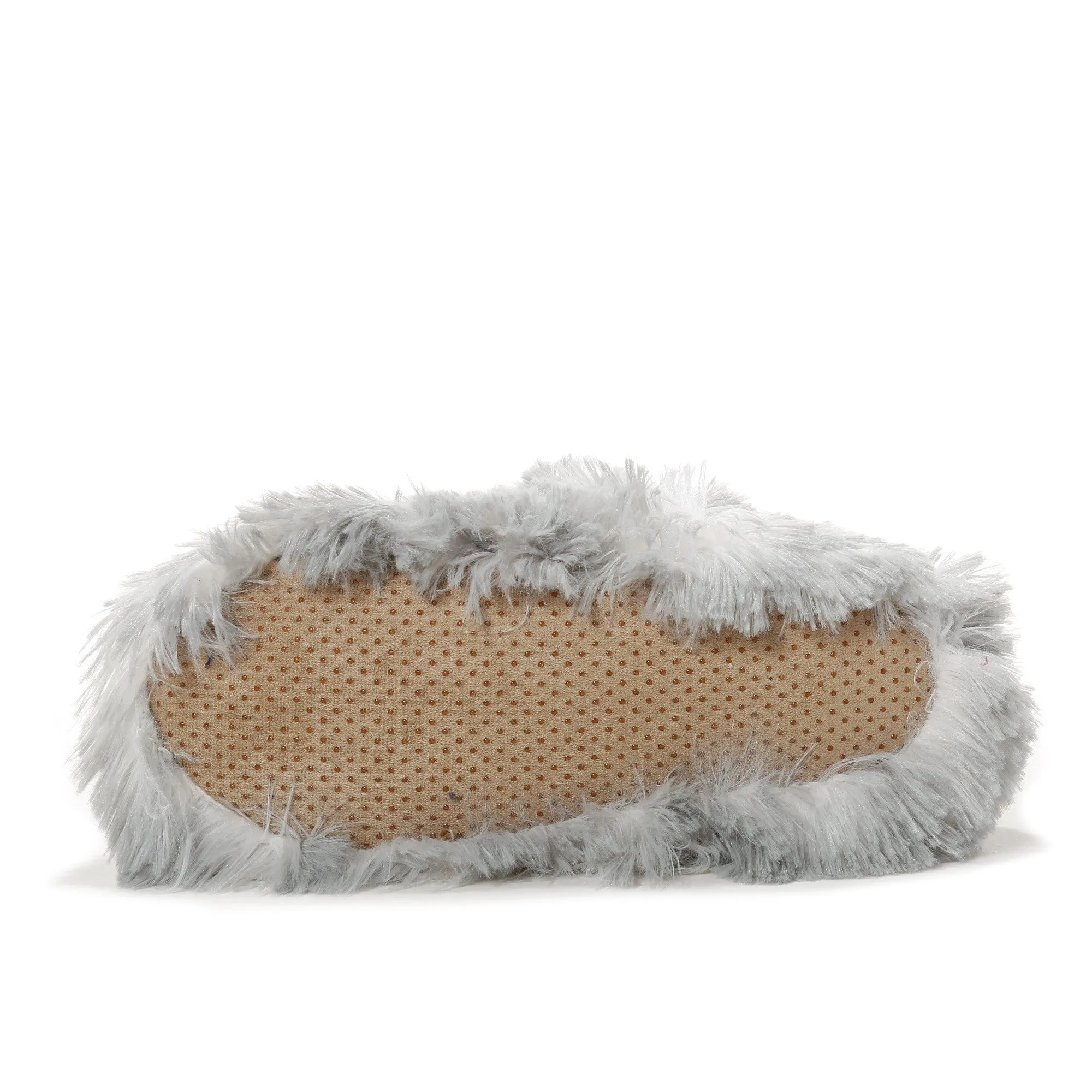 Women's Hi-Fashion Two Tone Faux Fur Boot Slipper