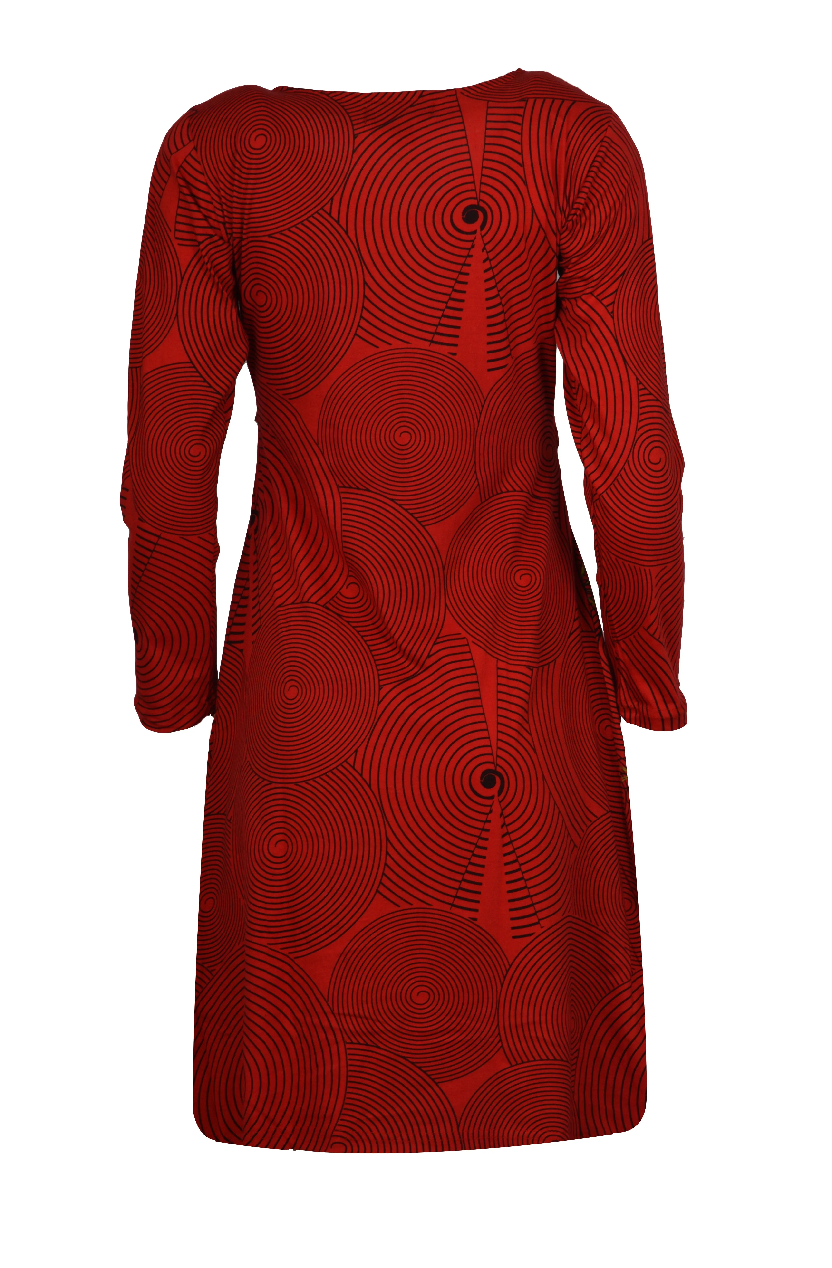 womens-long-sleeve-dress-with-all-over-print-and-floral-embroidery