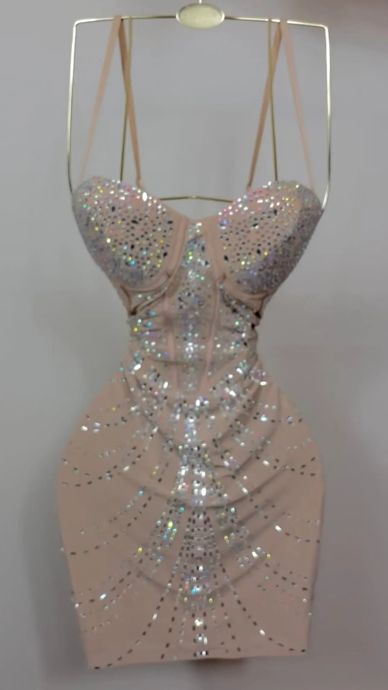Yuliana Dress - Nude