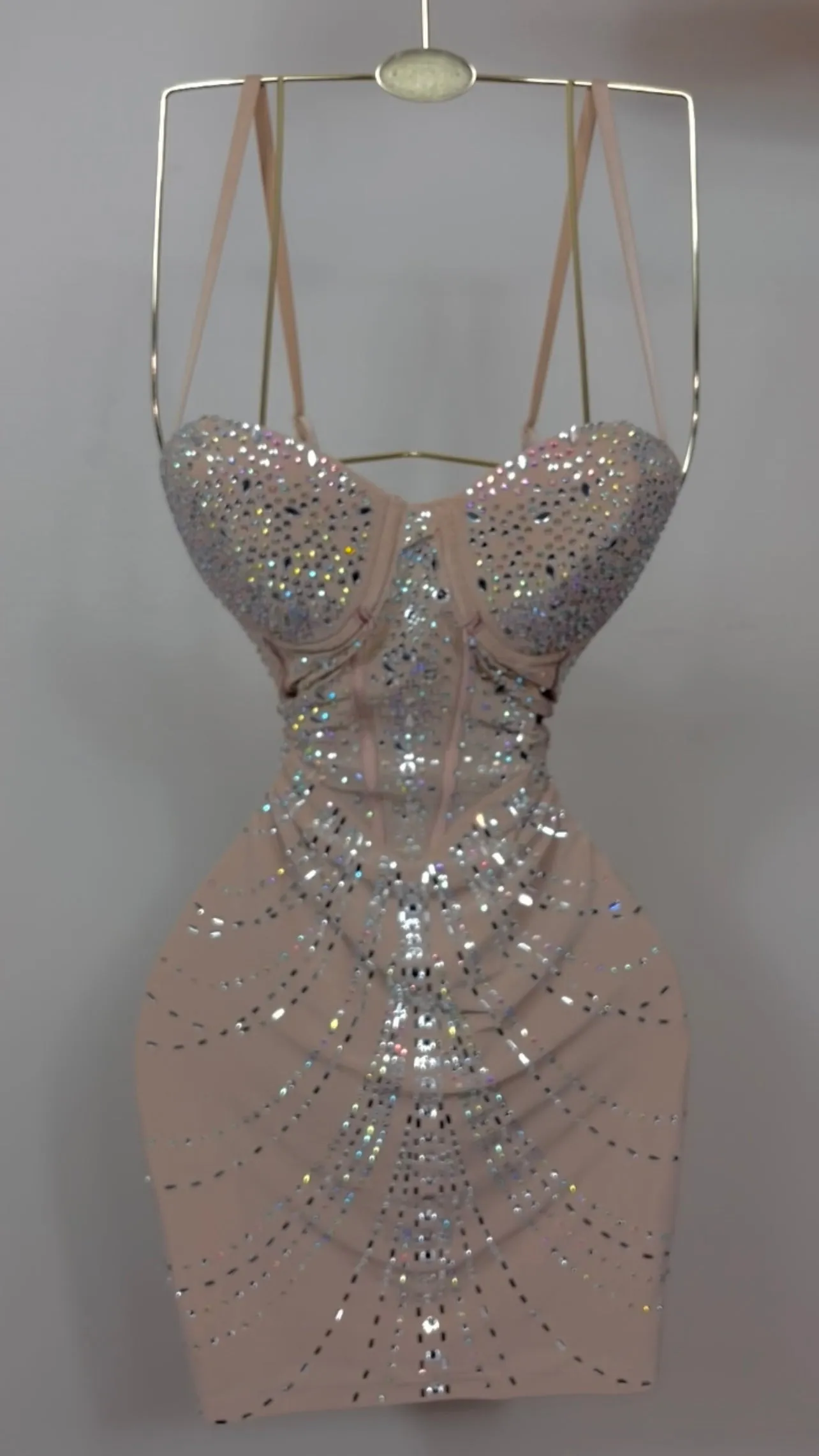 Yuliana Dress - Nude